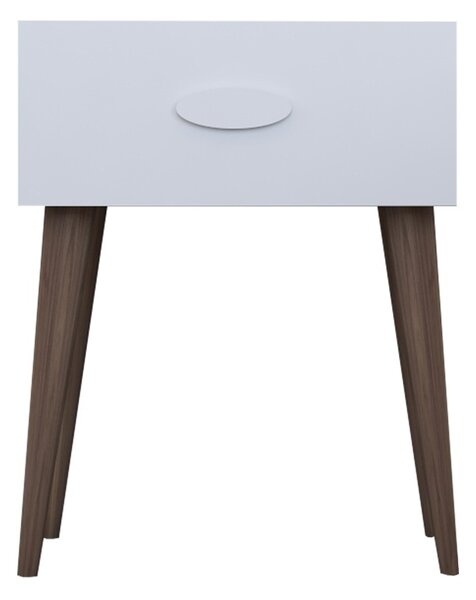 Laber бяло меламиново нощно шкафче Laber 45x30x57,5 cm
