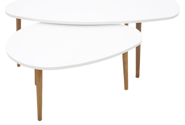 Масичка за кафе Monty Pako World White 116x46x6 cm