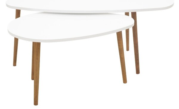 Масичка за кафе Monty Pako World White 116x46x6 cm