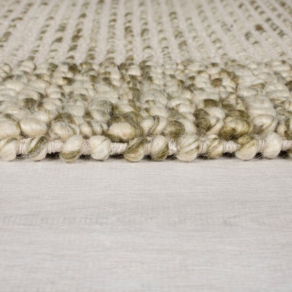 Вълнен граничен килим Bobble Вълнен граничен килим Bobble Green 160X230 cm, Flair Rugs