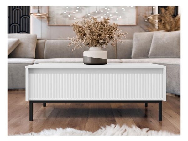 Холна масичка OZMI 100x40 см бяла