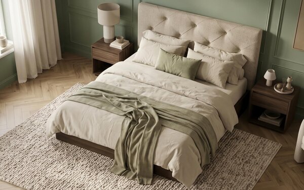 Тапицирана спалня за матрак 160/200 Хелена