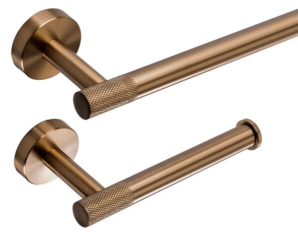 Комплект аксесоари за баня GRID Brush Copper 4 части