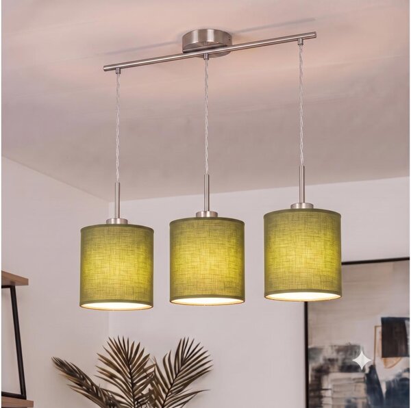 Brilagi - LED полилей на кабел NUBILA 3xE27/60W/230V зелен