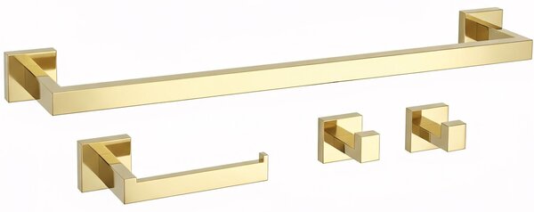 Комплект аксесоари за баня Rio Gold 4 части