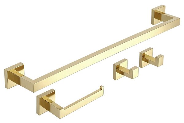 Комплект аксесоари за баня Rio Gold 4 части
