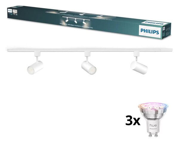 Philips-LED Димируемо точково осветително тяло в l.sys. EASYLINK HUE 3xGU10/4,7W/230V 1m бяло