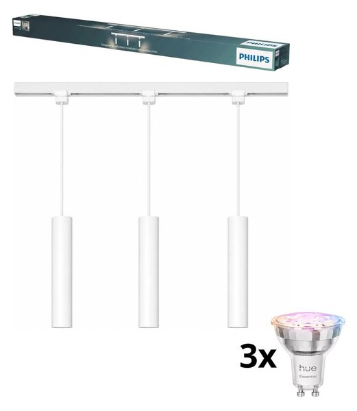 Philips - LED полилей с възможност за димиране на кабел за шинна система EASYLINK 3xGU10/4,7W/230V 1m бял