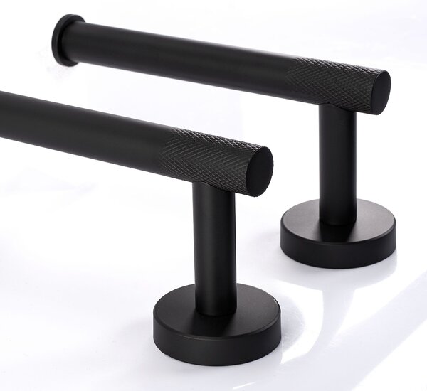 Комплект аксесоари за баня GRID Black 4 части