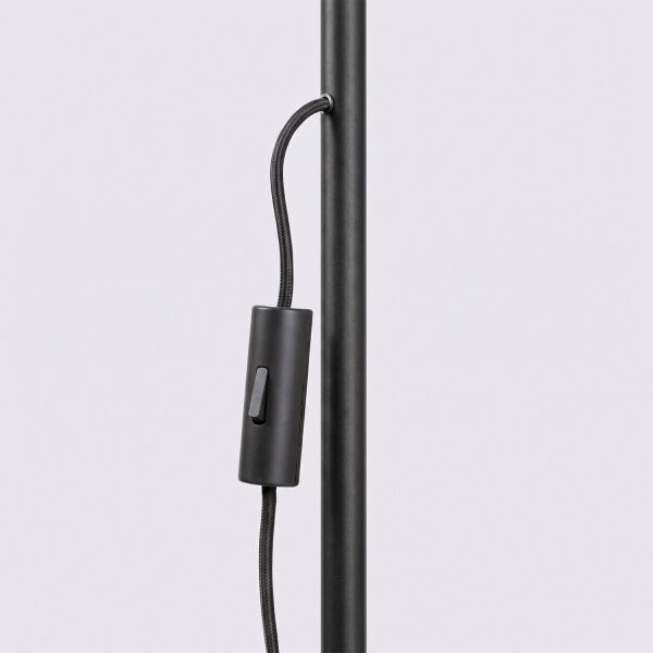 Sollux SL.2015 - Подова лампа KARBON 1xGU10/10W/230V черна