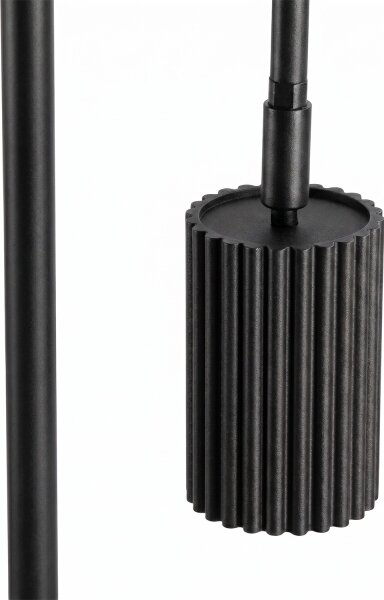 Sollux SL.2015 - Подова лампа KARBON 1xGU10/10W/230V черна