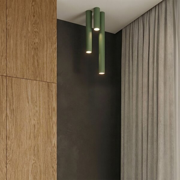 Sollux SL.2071 - Точково осветително тяло LAGOS 1xGU10/10W/230V зелено