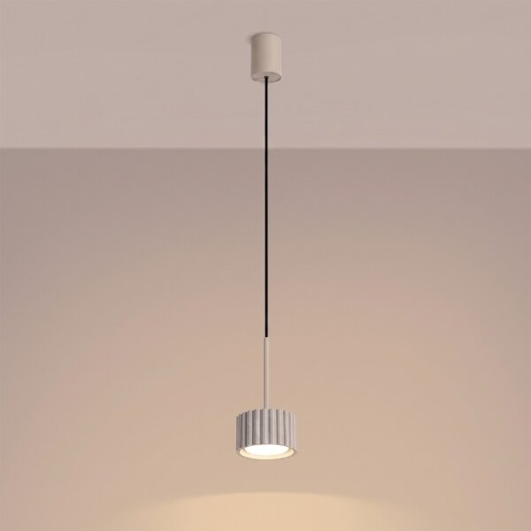 Sollux SL.2683 - Подвесен полилей AURA на кабел 1xGX53/10W/230V таупе