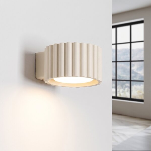 Sollux SL.2614 - Стенно осветително тяло AURA 1xGX53/10W/230V в цвят крем