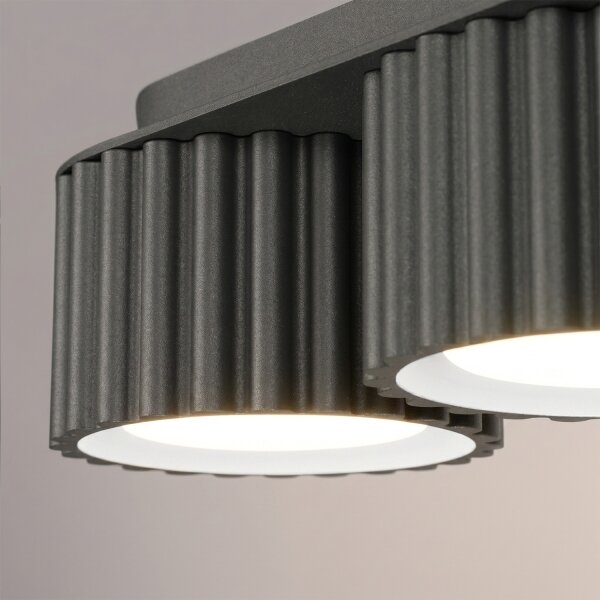Sollux SL.2629 - Точково осветително тяло AURA 3xGX53/10W/230V черно