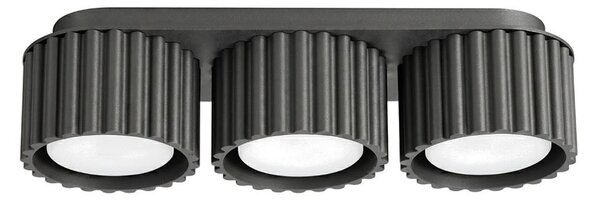 Sollux SL.2629 - Точково осветително тяло AURA 3xGX53/10W/230V черно