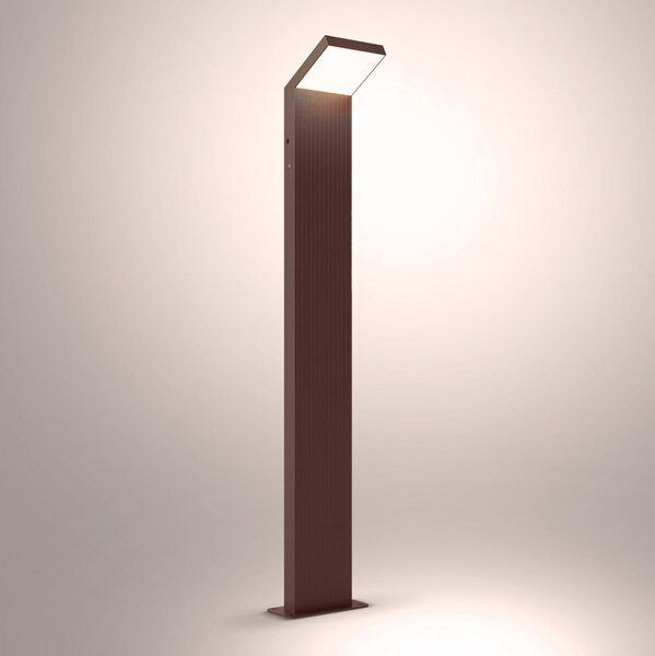 Brilagi - Външна LED лампа RIANO LED/8W/230V кафява IP65 80 см