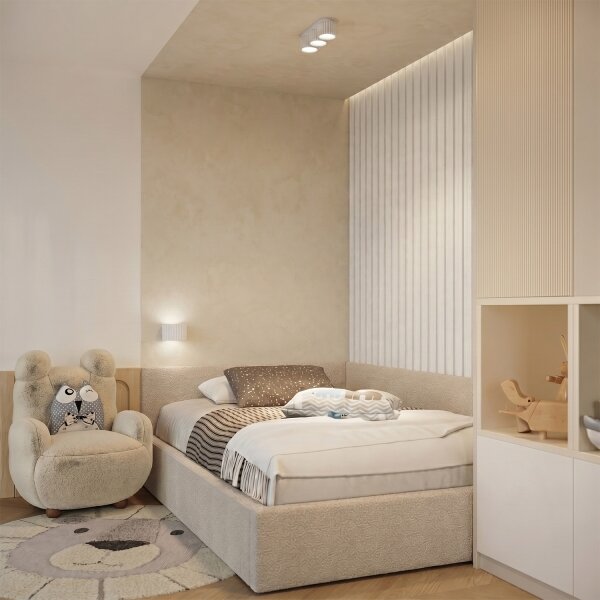 Sollux SL.2612 - стенно осветително тяло AURA 1xGX53/10W/230V бяло