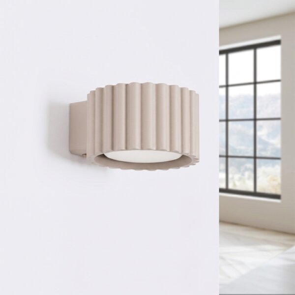 Sollux SL.2619 - Настенно осветително тяло AURA 1xGX53/10W/230V taupe