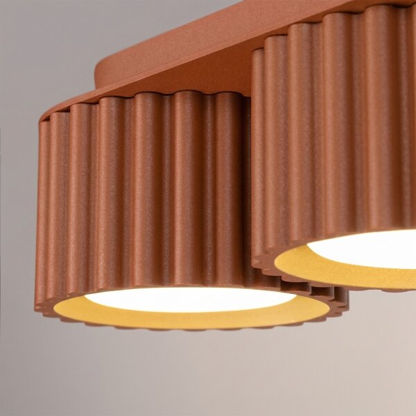 Sollux SL.2632 - Точково осветително тяло AURA 3xGX53/10W/230V оранжево