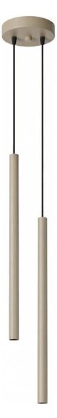 Sollux SL.2118 - Полилей на стоманено въже PASTELO 2xG9/8W/230V таупе