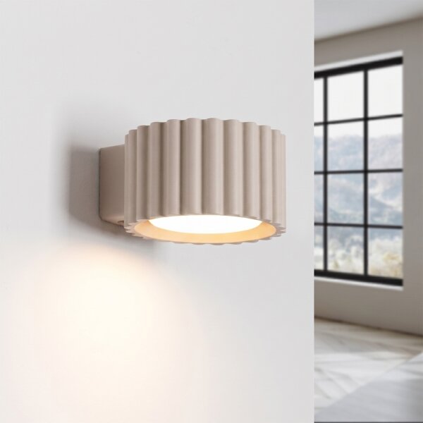 Sollux SL.2619 - Настенно осветително тяло AURA 1xGX53/10W/230V taupe