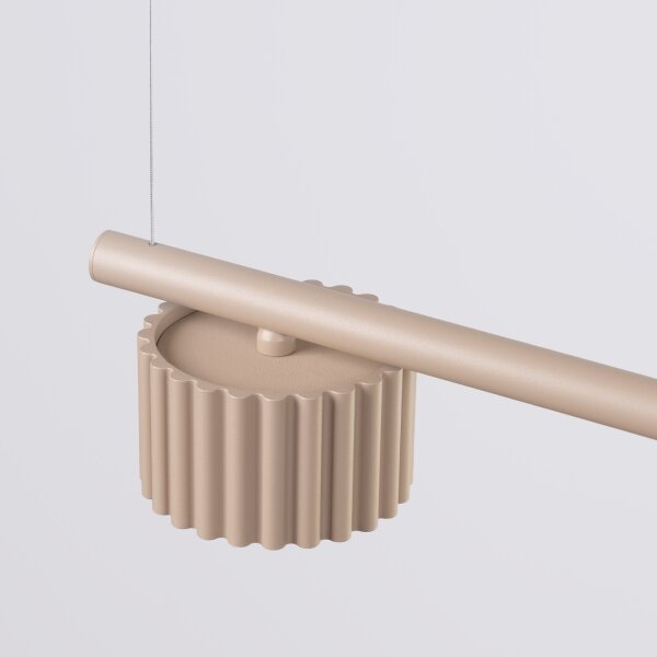Sollux SL.2702 - Полилей на кабелно окачване AURA 4xGX53/10W/230V таупе