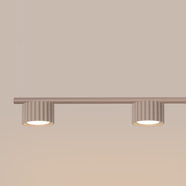 Sollux SL.2702 - Полилей на кабелно окачване AURA 4xGX53/10W/230V таупе