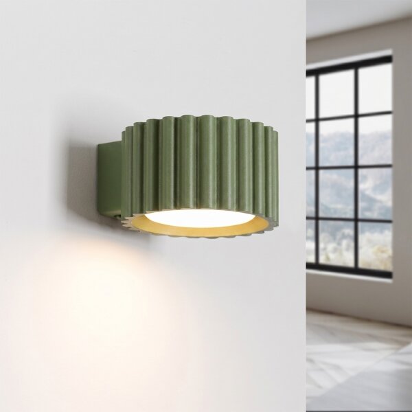 Sollux SL.2615 - Стенно осветително тяло AURA 1xGX53/10W/230V зелено