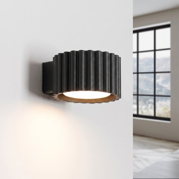 Sollux SL.2613 - Стенно осветително тяло AURA 1xGX53/10W/230V черно