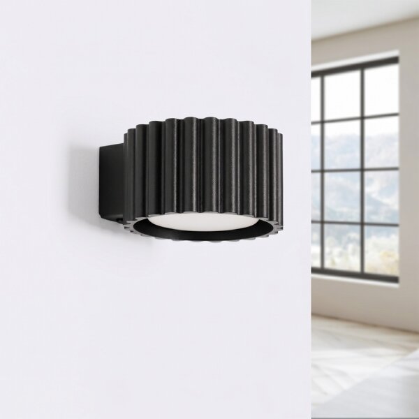 Sollux SL.2613 - Стенно осветително тяло AURA 1xGX53/10W/230V черно