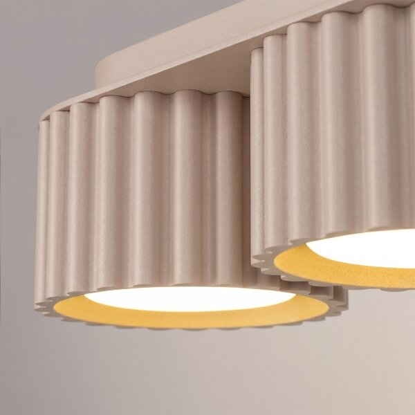 Sollux SL.2635 - Точково осветително тяло AURA 3xGX53/10W/230V таупе