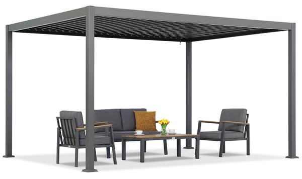 Пергола за тераса Amarante 3 x 4 м Garden Point антрацит