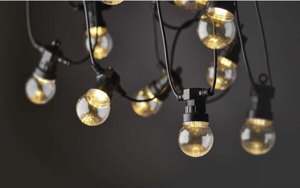 LED външен декоративен гирлянд 10xLED/10m IP44 прозрачен
