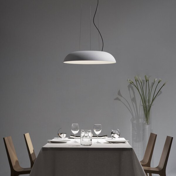 Martinelli Luce Maggiolone pendant 930 60cm white, Затъмняване, Бял, Дневна/трапезария, Метал, Дизайн