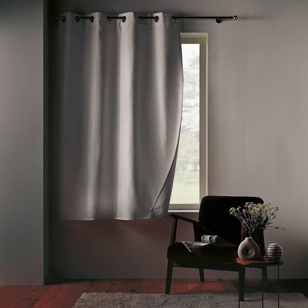 Бяло термо перде от микрофибър 135x180 cm Micropolar – douceur d'intérieur