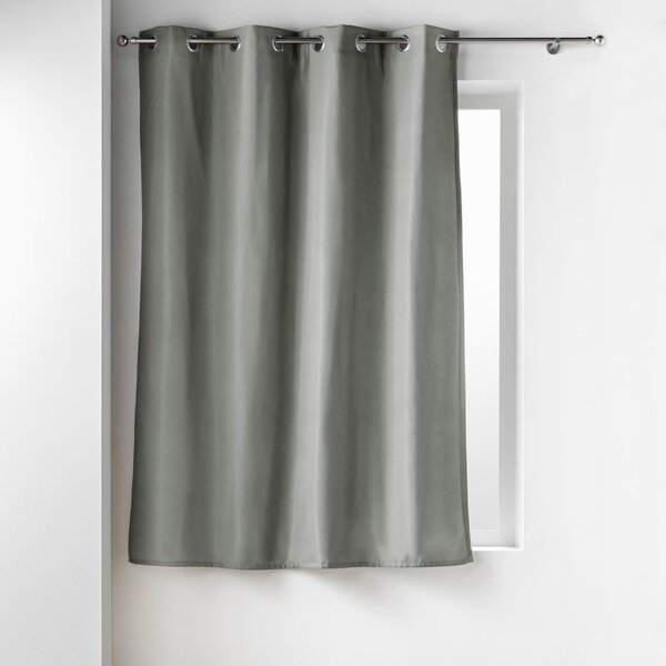 Сиво термо перде от микрофибър 135x180 cm Micropolar – douceur d'intérieur