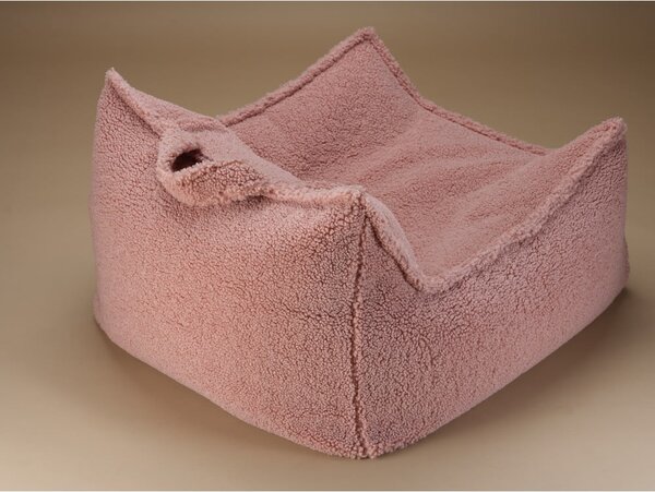 Розов детски пуф от букле Chair – Wigiwama