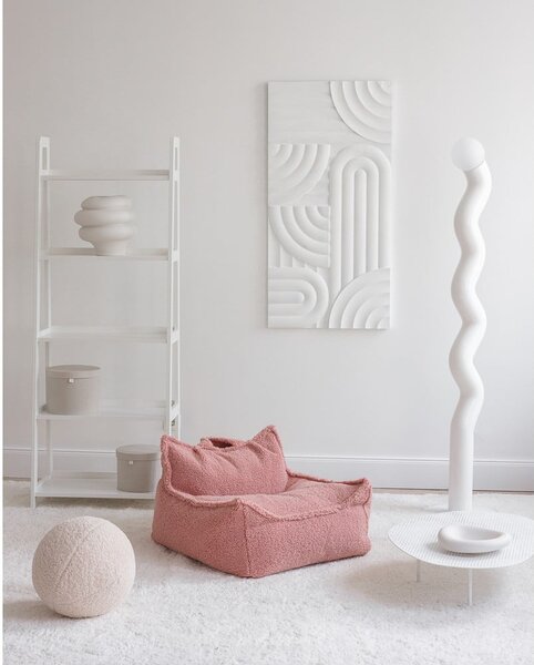 Розов детски пуф от букле Chair – Wigiwama