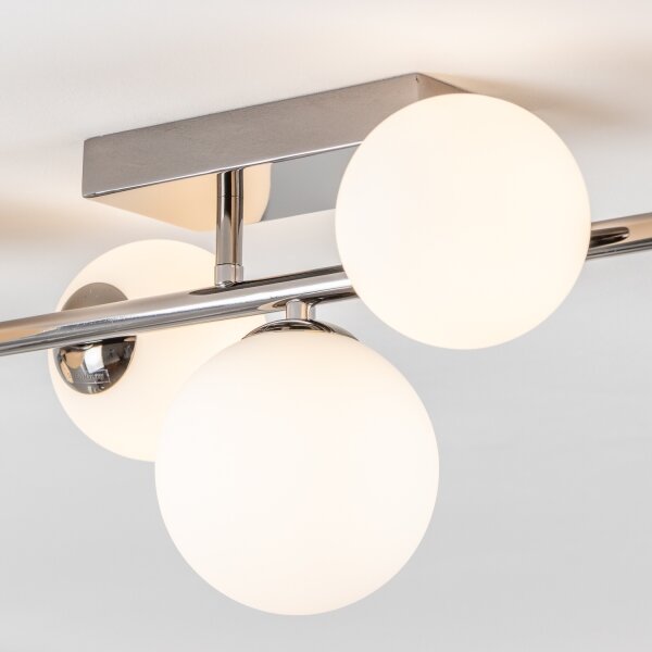 Brilagi - LED плафон MILLA 7xG9/3W/230V черен хром/бял