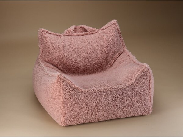 Розов детски пуф от букле Chair – Wigiwama