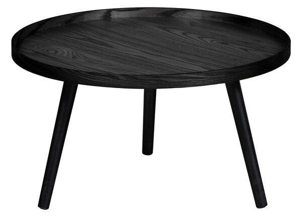 Черна масичка за кафе, Ø 60 cm WOOOD Mesa