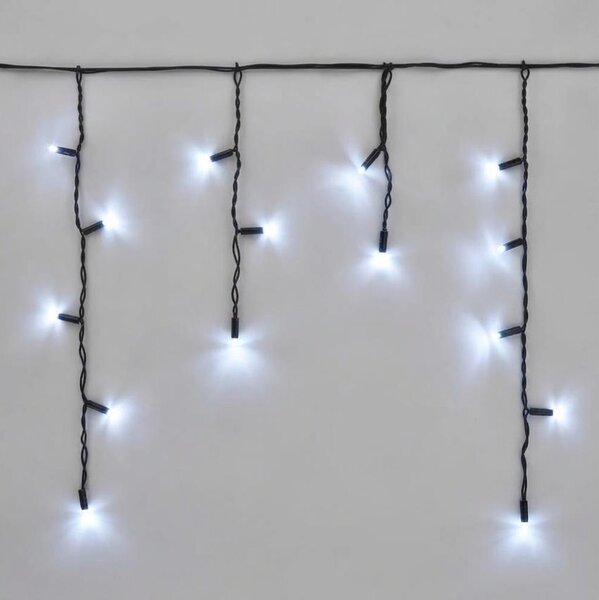 LED Външна гирлянда 50xLED/3x0,4m IP44 студено бяло