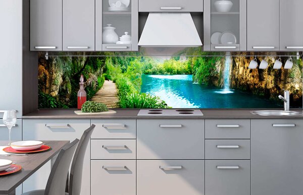 Фототапет за кухня - релакс в гората 260 x 60 см