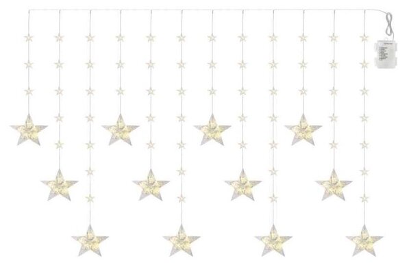 LED външна гирлянда 120xLED 3xAA 1,7 m IP44 топло бяло
