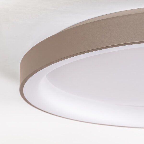 BRILAGI - димируемо LED таванно осветително тяло FALCON II LED/108W/230V бяло/бежово + дистанционно управление
