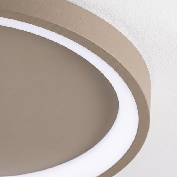 BRILAGI - LED димируемо таванно осветително тяло FALCON SLIM LED/42W/230V бежово + с дистанционно управление
