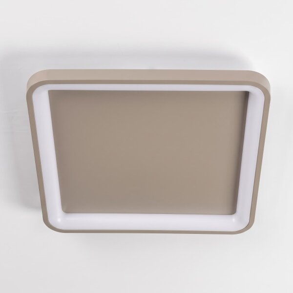 BRILAGI - LED димируемо осветително тяло FALCON SLIM LED/50W/230V 50x50 cm бежово + дистанционно управление