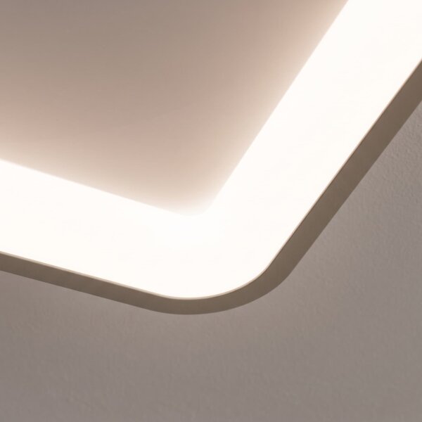 BRILAGI - LED димируемо таванно осветително тяло FALCON SLIM LED/50W/230V бяло/бежово + с дистанционно управление