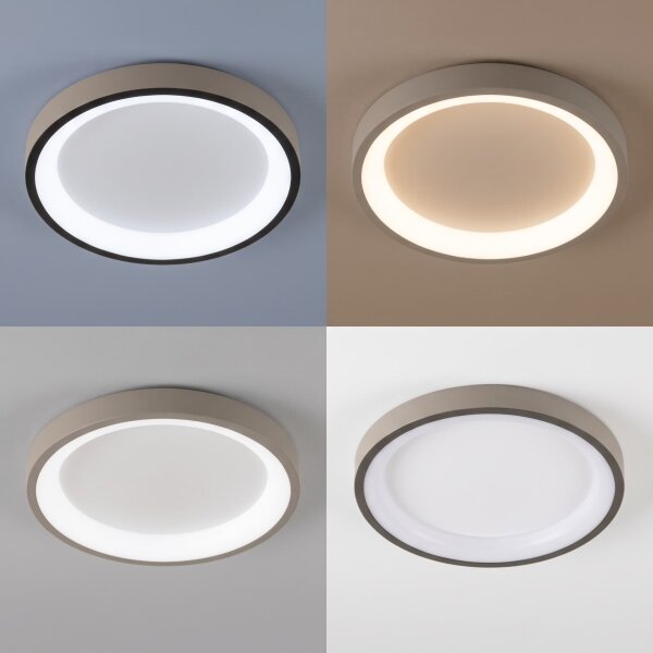 BRILAGI - Димируемо LED таванно осветително тяло FALCON SLIM LED/42W/230V бял/бежов + ДУ